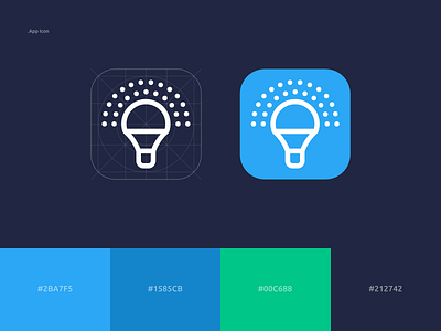 OttoLed App Icon app brand design branding clean icon ios kudret logo projectmind smarthome