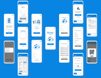 Check-In and Check-Out for Hotel Apps 2d check in check out design hotel app mobile app mobile ui uidesign uiux