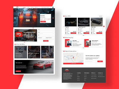 Car Dealer car car dealer design uidesign uiux web design