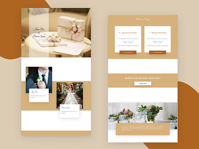 Template 3 - Invitation Web View by fakhri aziz on Dribbble