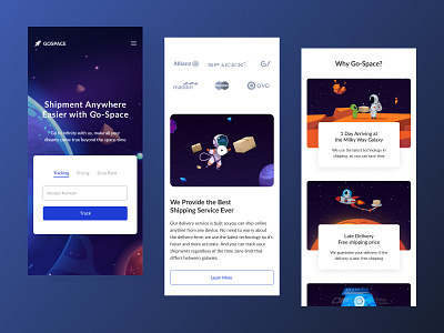 Go-Space | Mobile Web Design