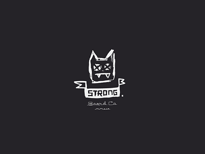 Strong Board Co. Logo animal brand identity branding character design graphic graphic design identity illustration logo logo design punk punkrock street streetbranding