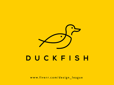 design unique and modern minimalist creative logo adobe illustrator adobe photoshop art artwork brand design brand identity creative design creative logo duckfish duckfish logo icon logo logo design logodesign minimalist modern trendy unique unique logo vector