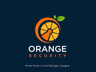 Orange Security Logo branding creative design creative logo design flat design fresh colors fresh design logo logodesign minimal minimalism minimalist minimalist logo minimalistic orange orange logo security security logo trending trendy