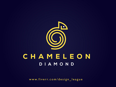 Chameleon Diamond Logo branding chameleon design diamond flat design fresh colors fresh design illustration logo logodesign minimal minimalism minimalist minimalist logo minimalistic spiral spiral logo trending trendingconcept trendy