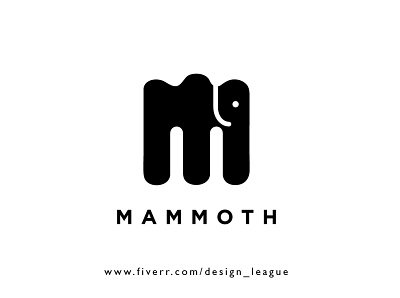 Mammoth Logo artwork branding clean creative creative design creative monogram design elephant elephant logo fresh design icon letter m logo logo logodesign mammoth mammoth logo minimalist logo monogram monogram logo trendy