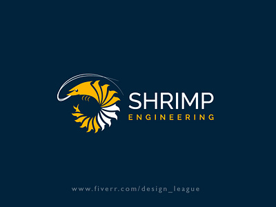Shrimp creative logo design