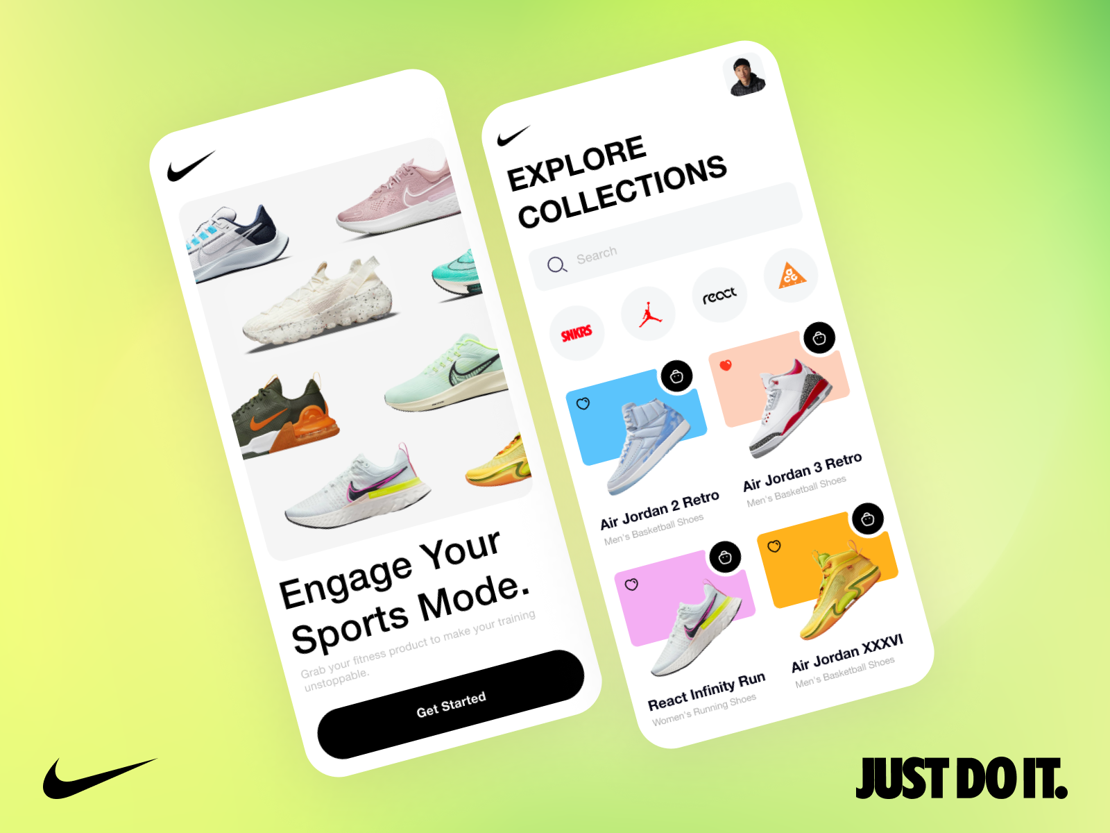 Nike Shoes Concept App by Raheman Ali on Dribbble