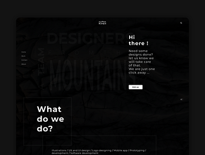 Landing page design app branding dark mode design icon illustration logo typography ui ui design ux vector website design websites