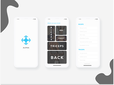 Workout App UI design animation app branding design illustration logo logo ui uiux uidesign type typography ui ux vector web