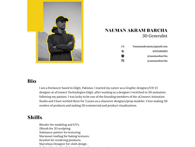 Resume Design branding design figma graphic design resume typography ui ui design