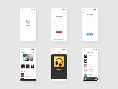 Mobile music app