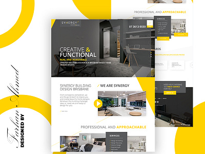 Synergy ui design ux design web web design website website design