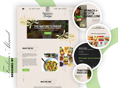 Nature Fridge design ui ui design ux ux design web web design website website design