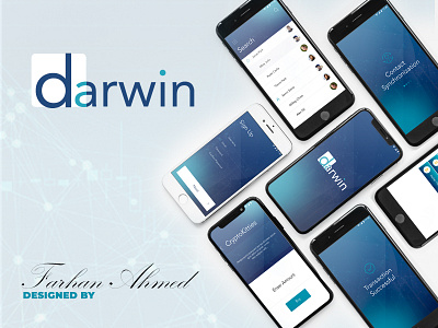 Darwin app app design crypto crypto currency crypto wallet cryptocurrency currencies currency mobile app mobile app design mobile design