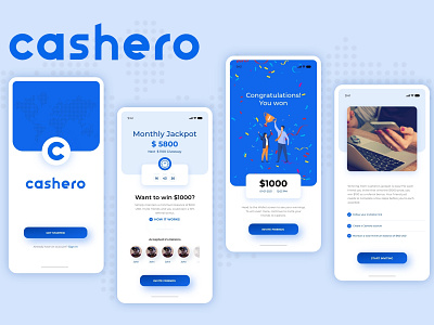 Cashero app appdesign mobile