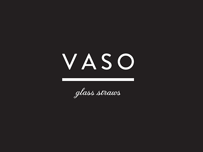 Vaso branding design logo