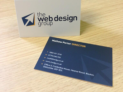 The Web Design Group Business Cards business cards design marketing web design