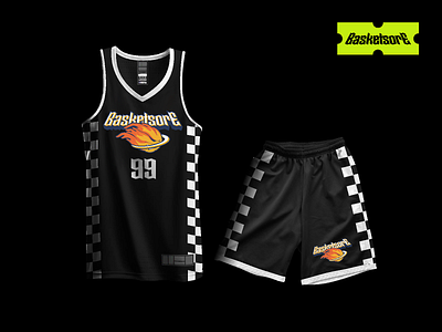 Basket Ball costume and logo