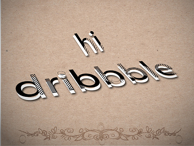 Hi dribbble  <3 #Typography