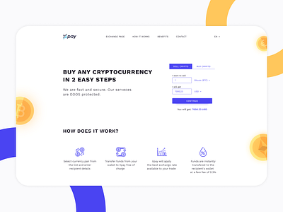 Crypto exchanger crypto crypto exchange design figma flat ui ux web