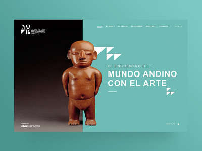 Museum of Pre-Columbian Art cuzco design historical inca museo museum peru ui ux web webdesign website