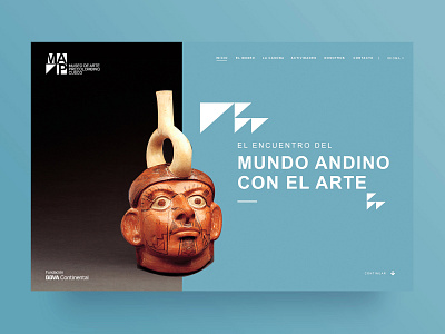 Museum of Pre-Columbian Art cuzco design history inca museo museum peru ui ux web webdesign website