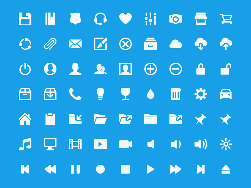 More UI Icons app flat glyphs icon icons minimal palantir set simple ui user interface web