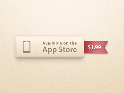 app store button ui download