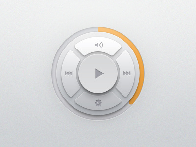 Music Player Widget buttons music player ui user interface widget