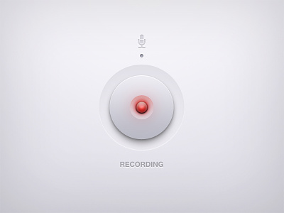 Recording audio button recording ui user interface