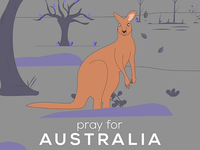 PRAY FOR AUSTRALIA design flat pray social