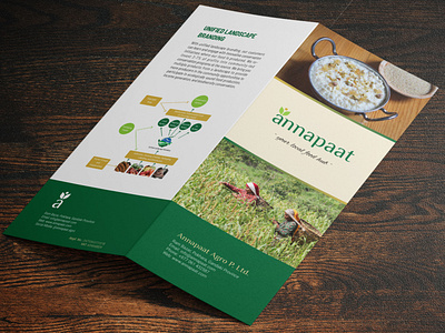 2 Folds Vertical Brochure: Annapaat Agro