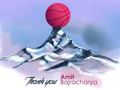 Thank You Amit acknowledgement amit bajracharya bhajumahesh invitation machapuchare mahesh shrestha pokhara thank you