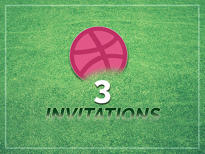3 Dribbble Invitations dribbble invitation dribbble invite dribbble invite giveaway dribbble invites