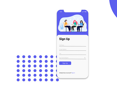 Daily UI - Day 001 Sign up page