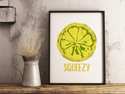 Lemon Squeezy Art Design fruit fruit design fruits design lemon design