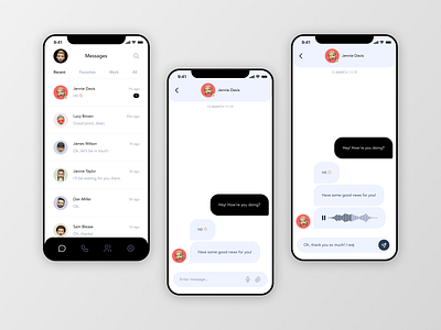 Messaging app | Chat chat chat app chatting design message message app messaging messaging app messenger messenger app mobile mobile app mobile ui ui uiux ux webdesign
