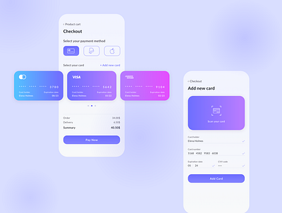 Daily UI 002 - Credit Card Checkout app checkout daily ui design ui