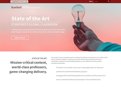 Stanford Executive Program design marketing