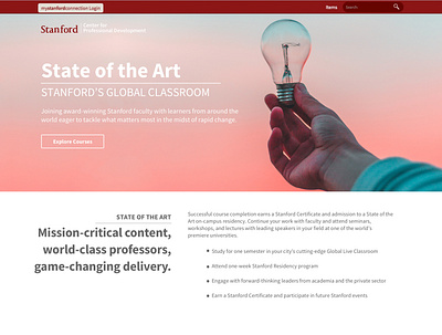 Stanford Executive Program design marketing