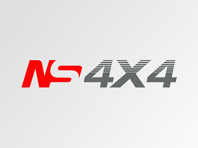 Ns 4x4 logo design adobe illustrator adobe photo adobe xd art branding creative design drawing illustration logo logodesign vector