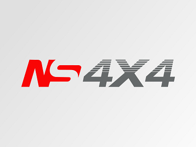 Ns 4x4 logo design