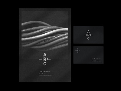 ARC Electrical Branding - Electrician branding design electrician logo modern trade type typedesign typography ui web