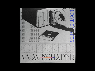Concept album cover - Waveshaper album art album artwork design modern musician type typedesign typography vector