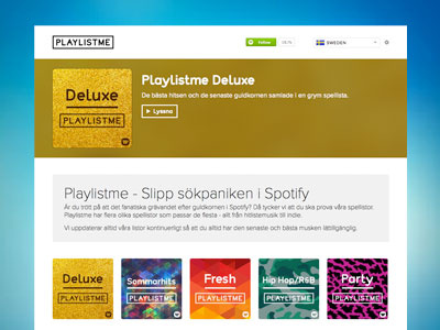 Playlistme Website website music playlists