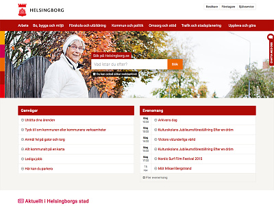 Helsingborg.se design sweden web webdesign website wordpress