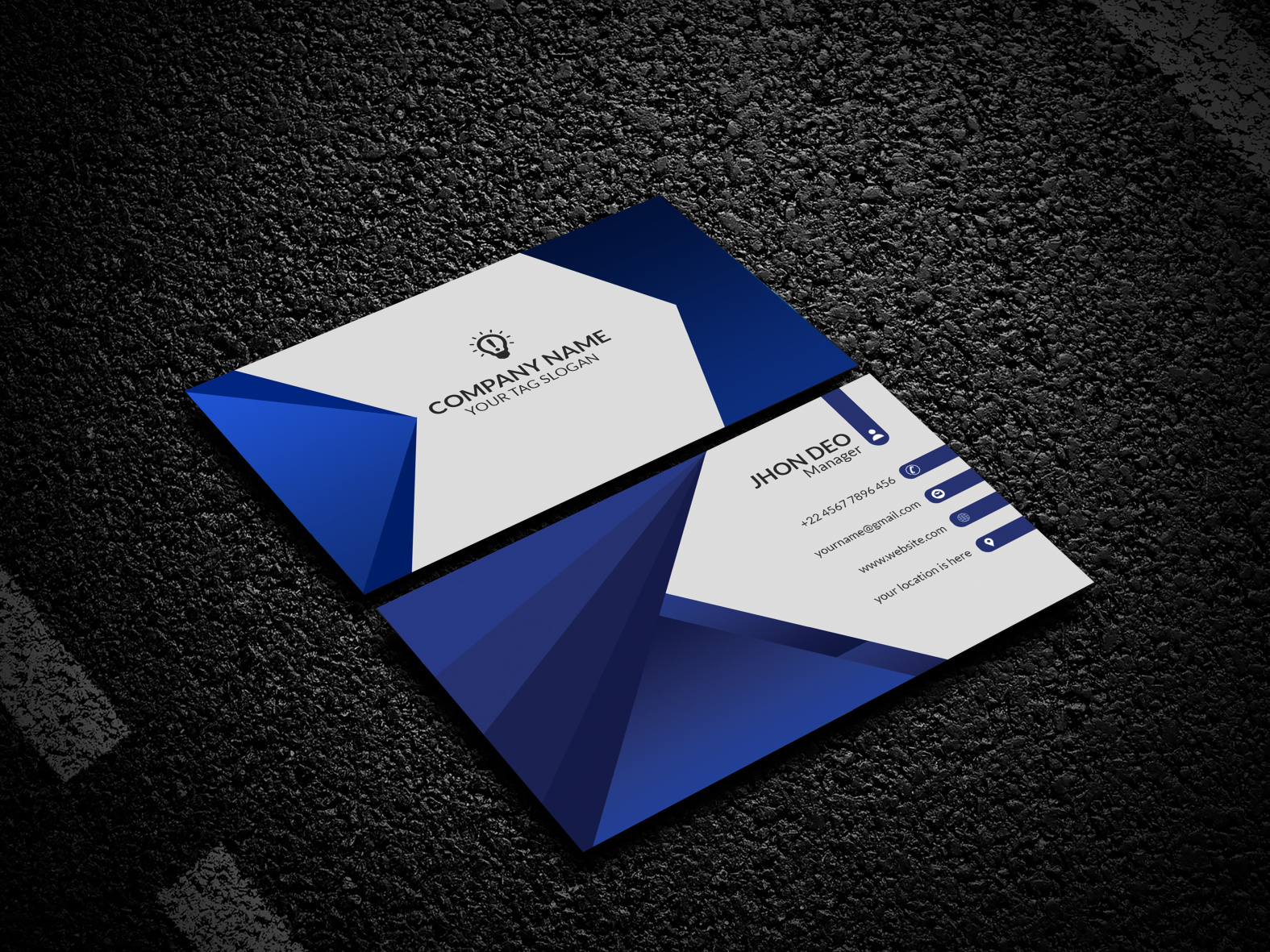 business card . shot number 3 by Minar on Dribbble