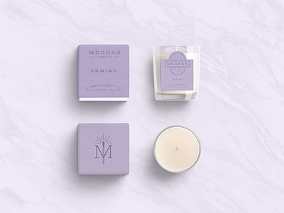 Mechas Candle Packaging brand identity branding candle candles logo design matches typography