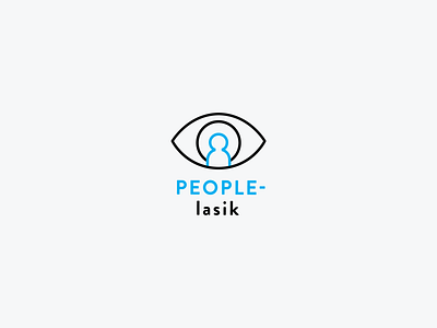 People Lasik brand design eye lasik logo logo design people